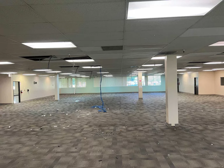 Commercial demolition done - now an empty corporate office